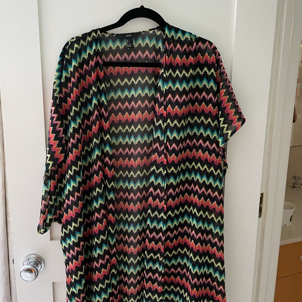 Forever 21 zig zag cover up